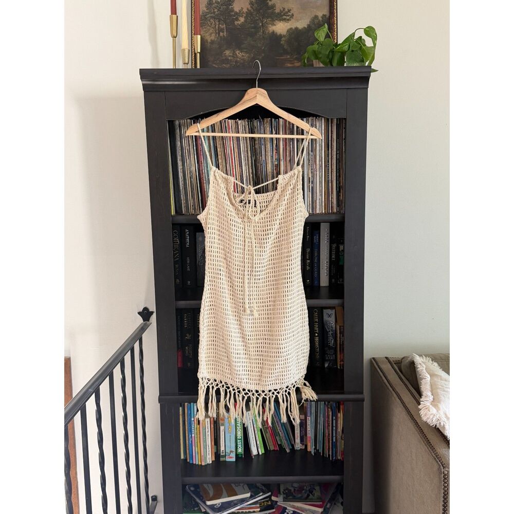Crochet Cover Up Boho Gypsy Tassel Festival S/4